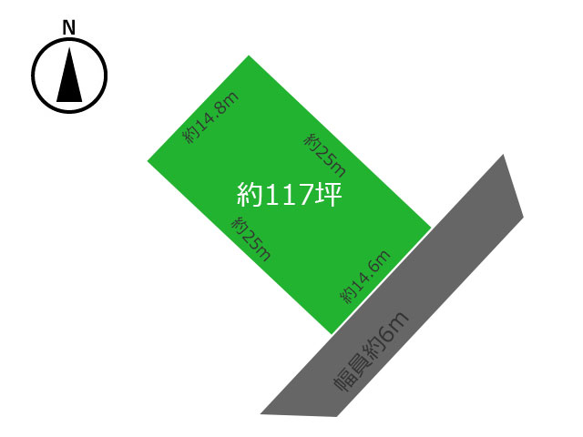 西軽井沢　陽当たり抜群　御影用水も徒歩圏