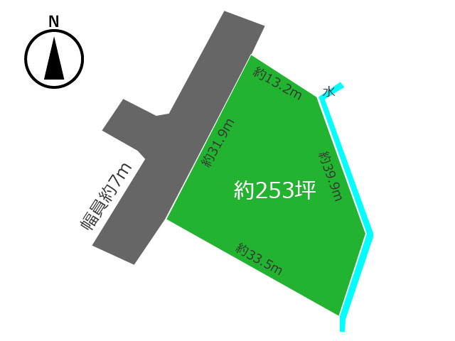 保護中: 向原　利便性と自然環境が両立する別荘地　253坪