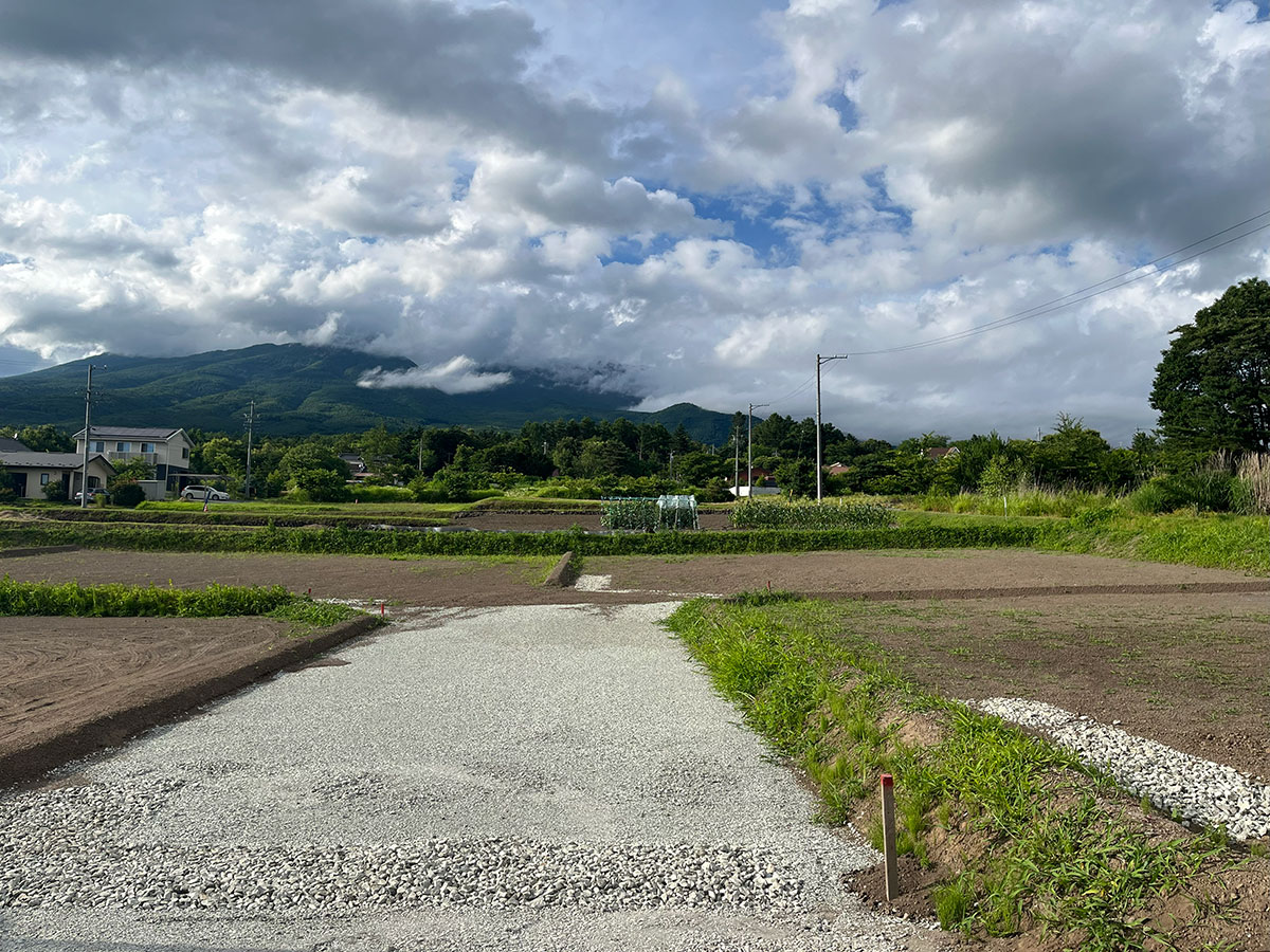 塩野　浅間山ビューの分譲地