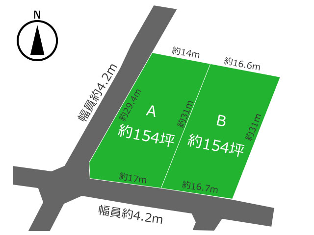 保護中: 清緑苑 落ち着きある別荘地 154坪×2 ※商談中