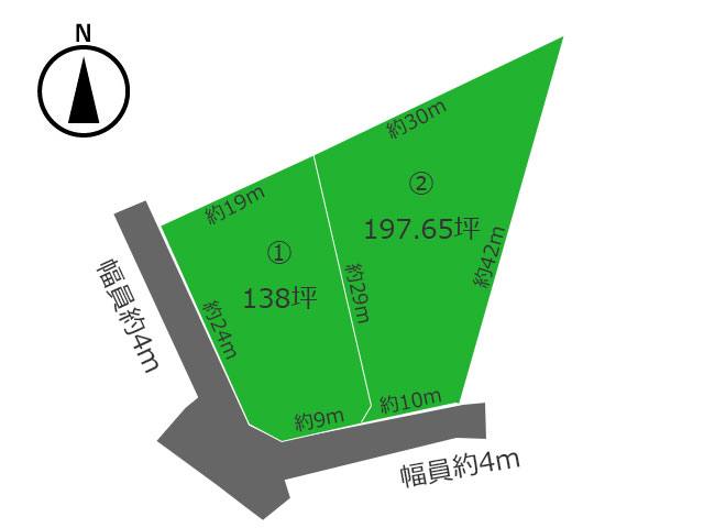 塩野 浅間山に見守られる分譲地 2区画