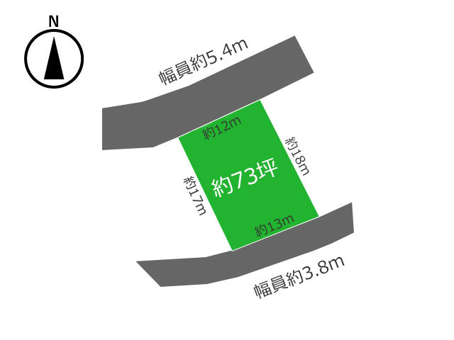 西軽井沢 小さな家を建てたい方向け! 73坪土地