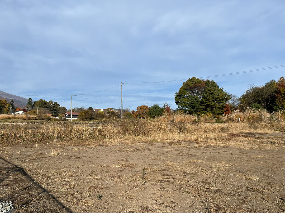 塩野　浅間山ビューの分譲地