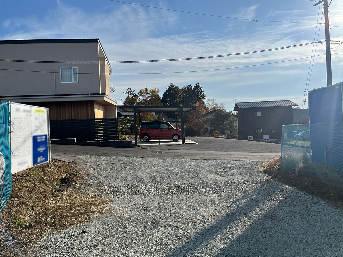 塩野　浅間山ビューの分譲地