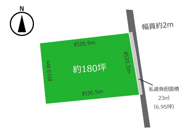 保護中: 追分宿近くの文化薫る森の土地 180坪